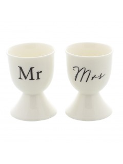 Amore Mr & Mrs Set of 2 Egg Cups